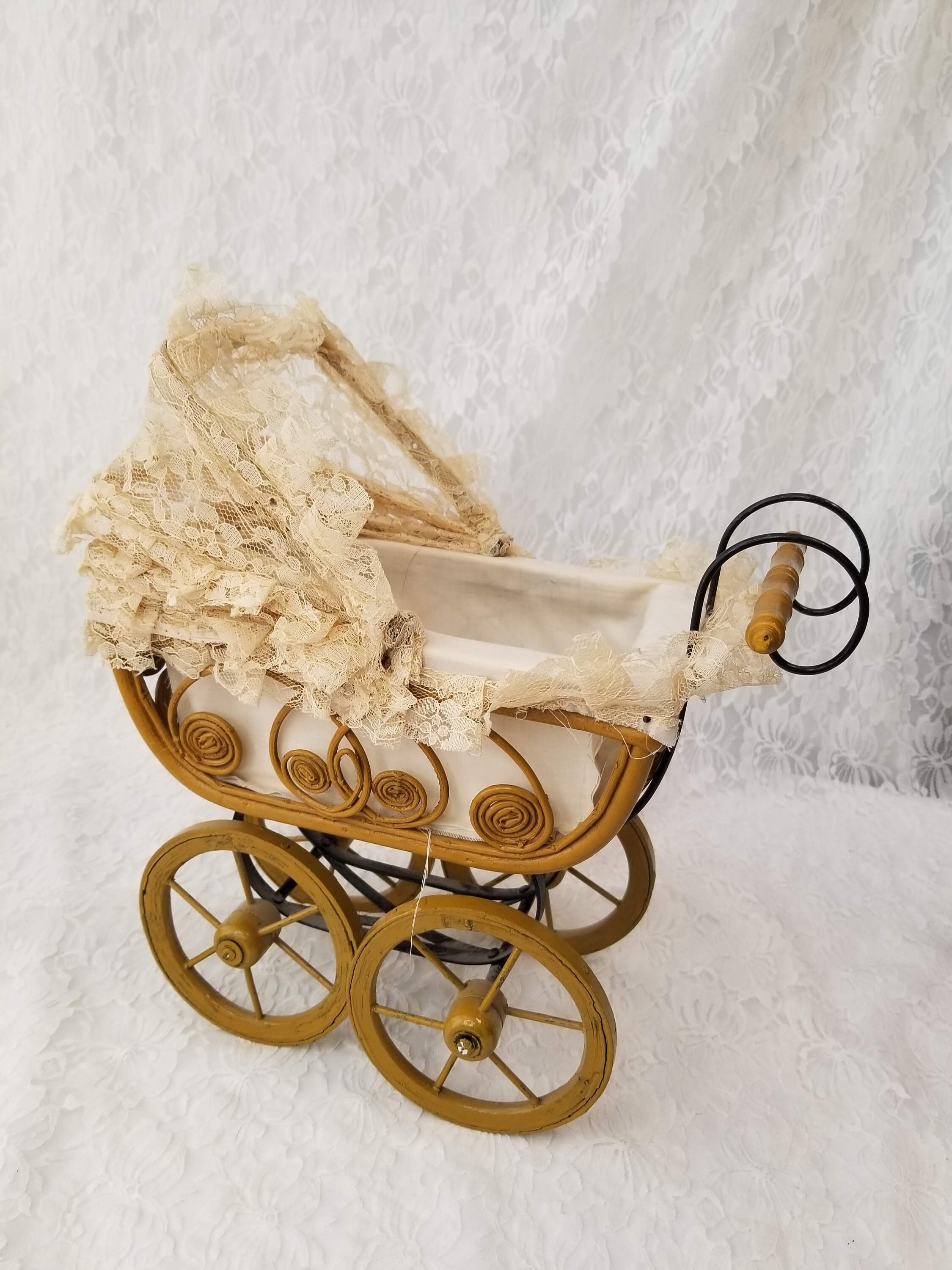 antique victorian dolls pram