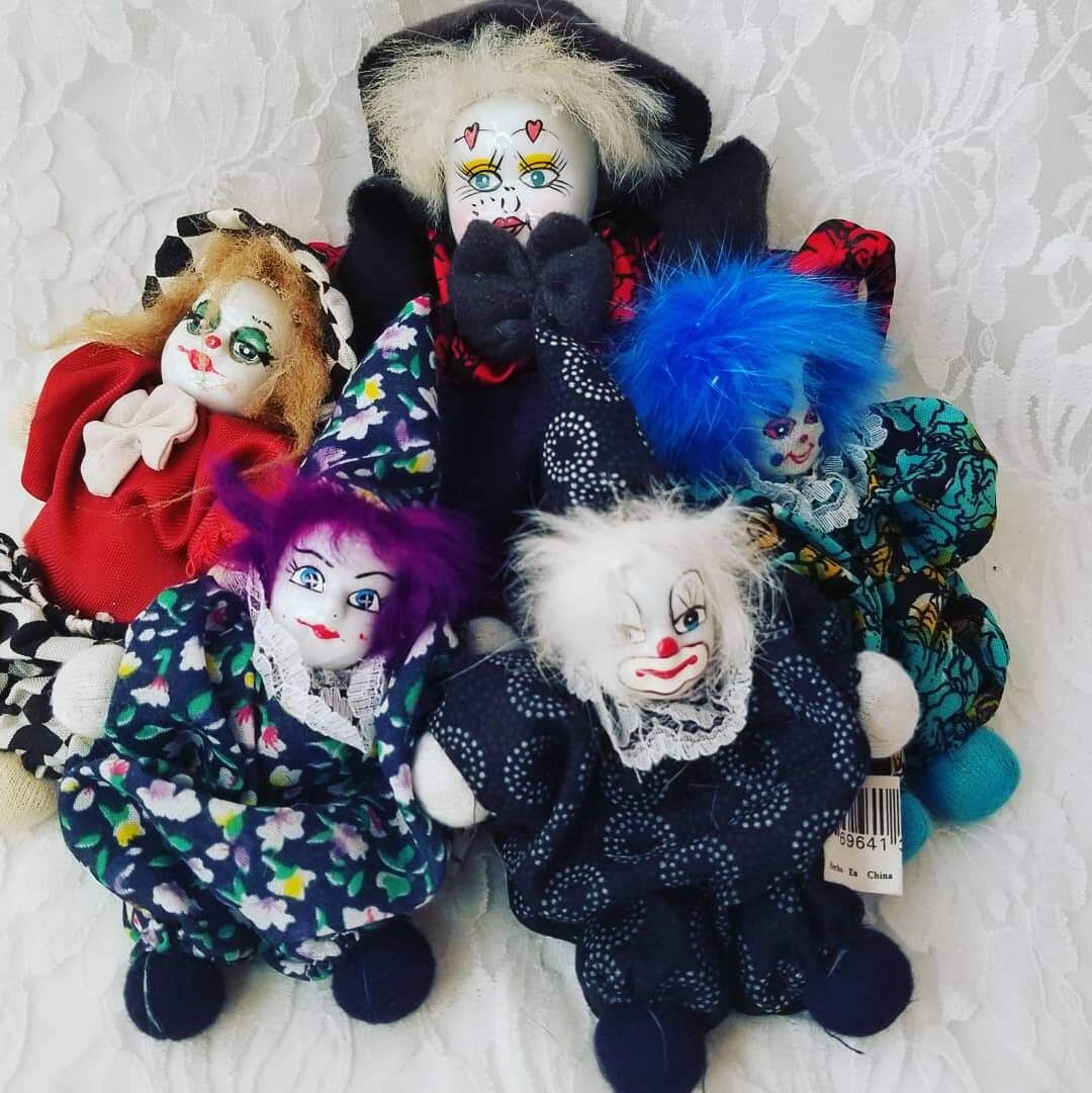 bean bag clown doll