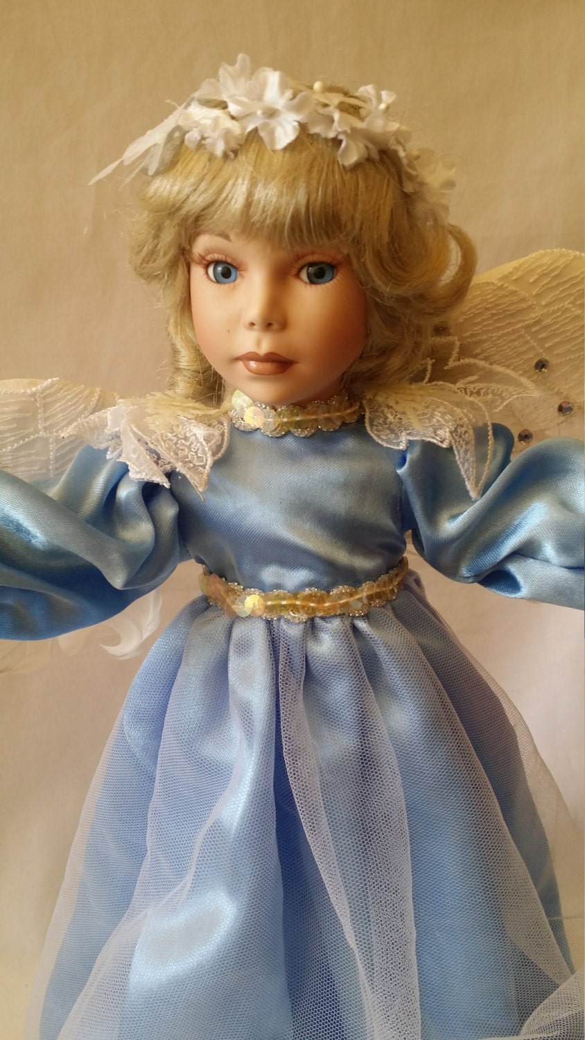 porcelain dolls with angel wings