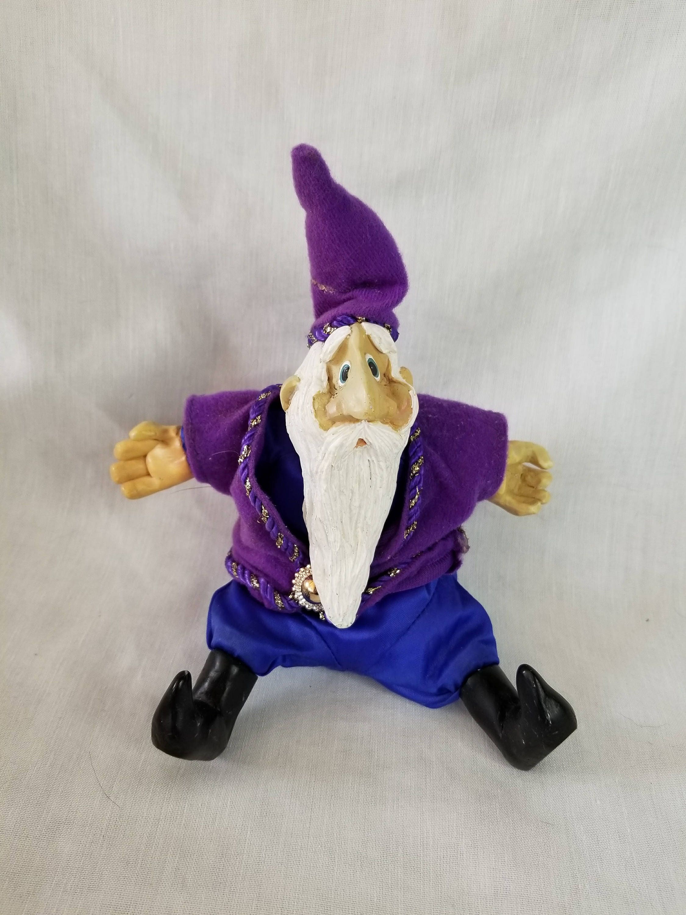 Magician Wizard Doll Bean Bag Body Shelf Sitter Resin 10 Sculpture