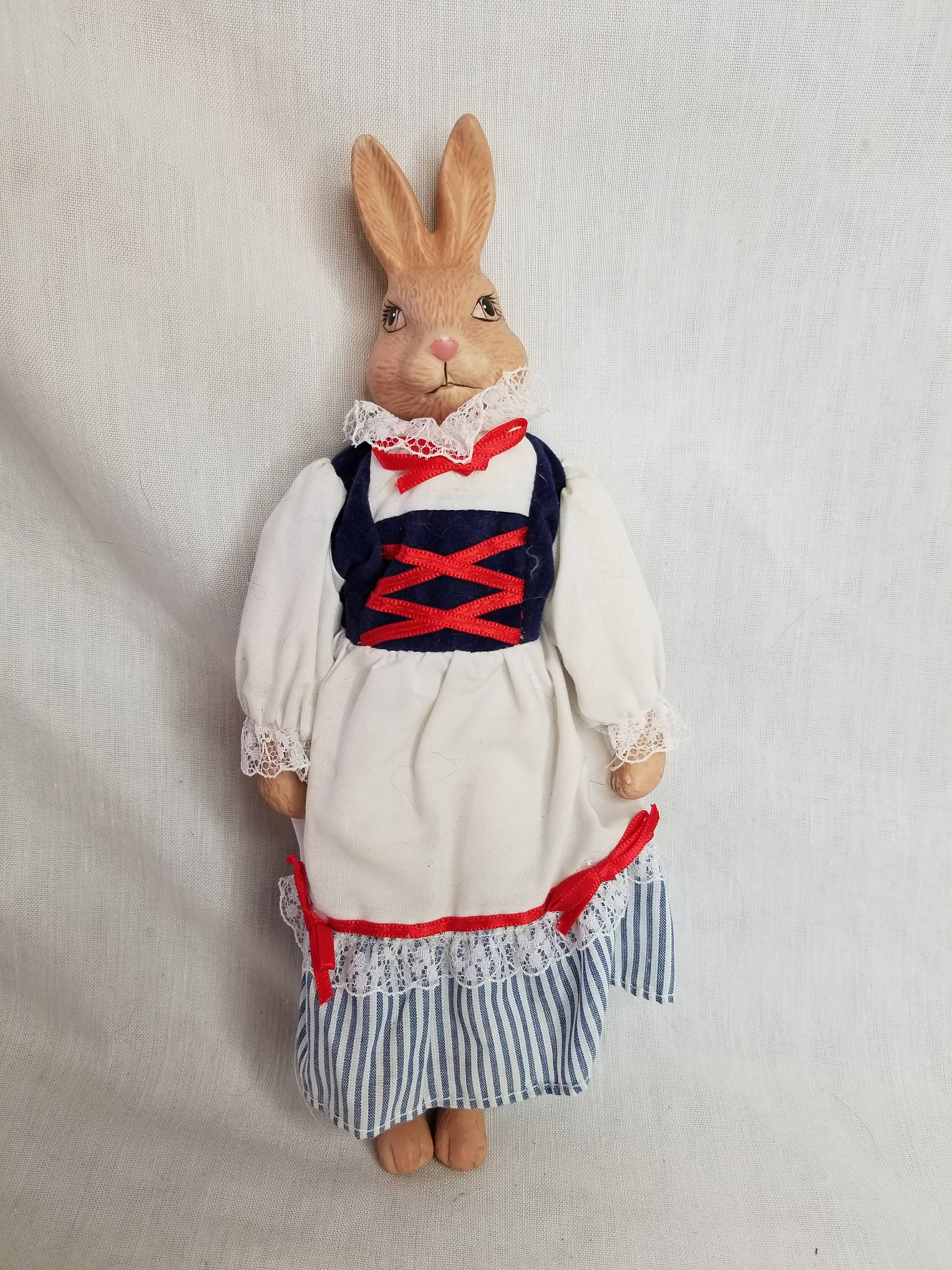 vintage bunny doll