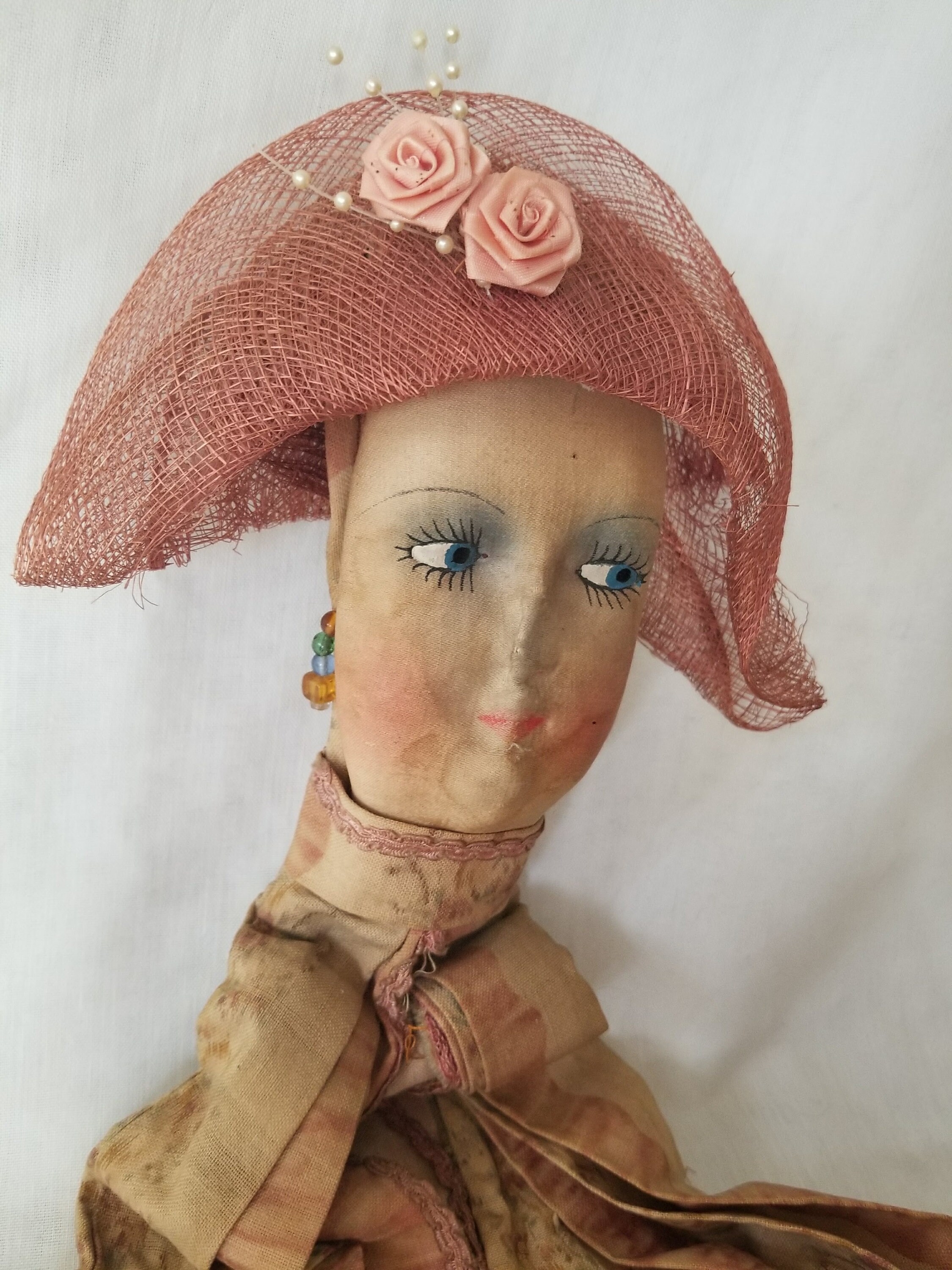 Download Negligee Pajama Bag Boudoir Doll ~ Lenci Type Face ~ 1920-25 Unique Antique 24 Doll ~ Needs TLC ...