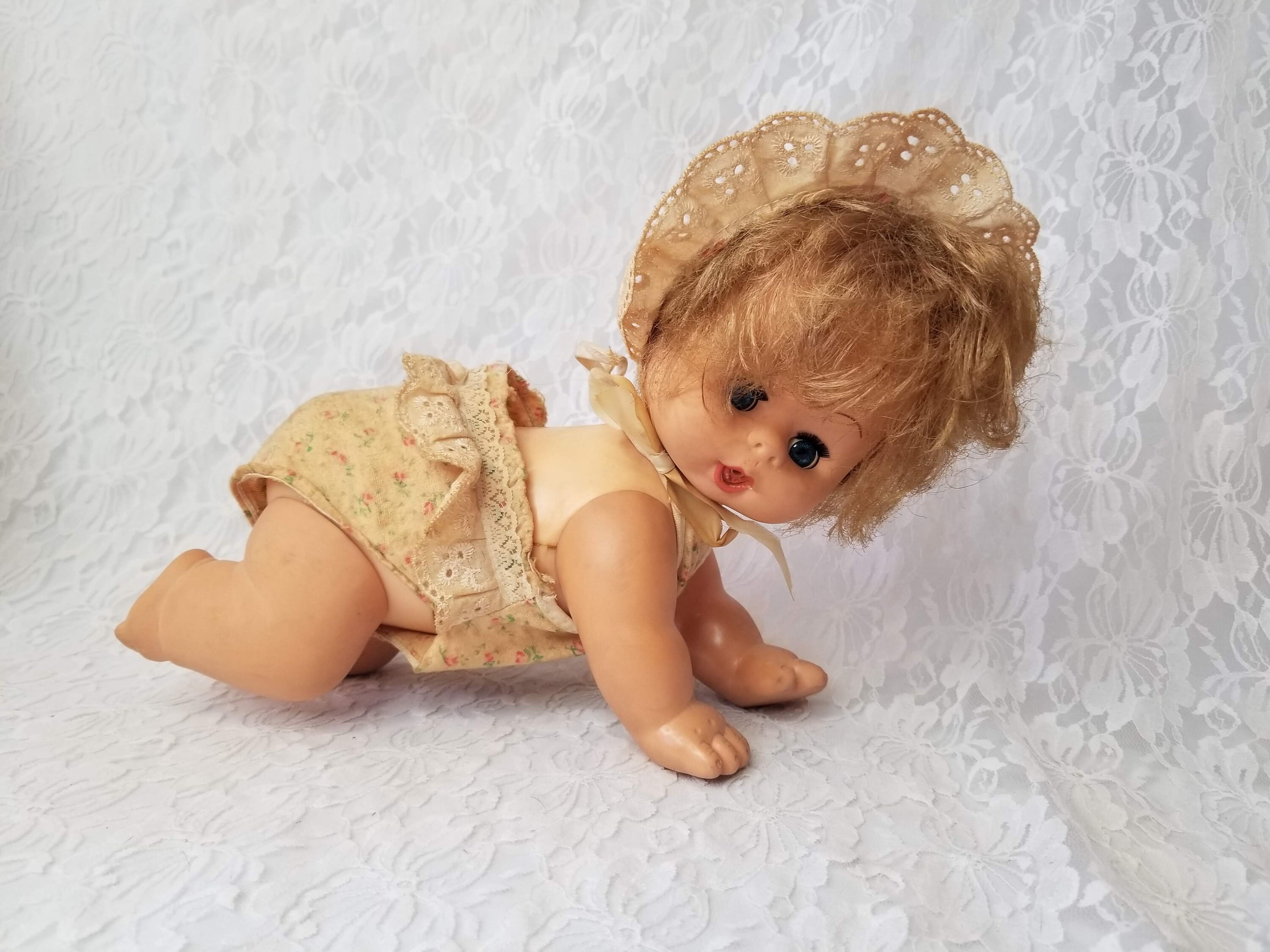 creepy crawling baby doll