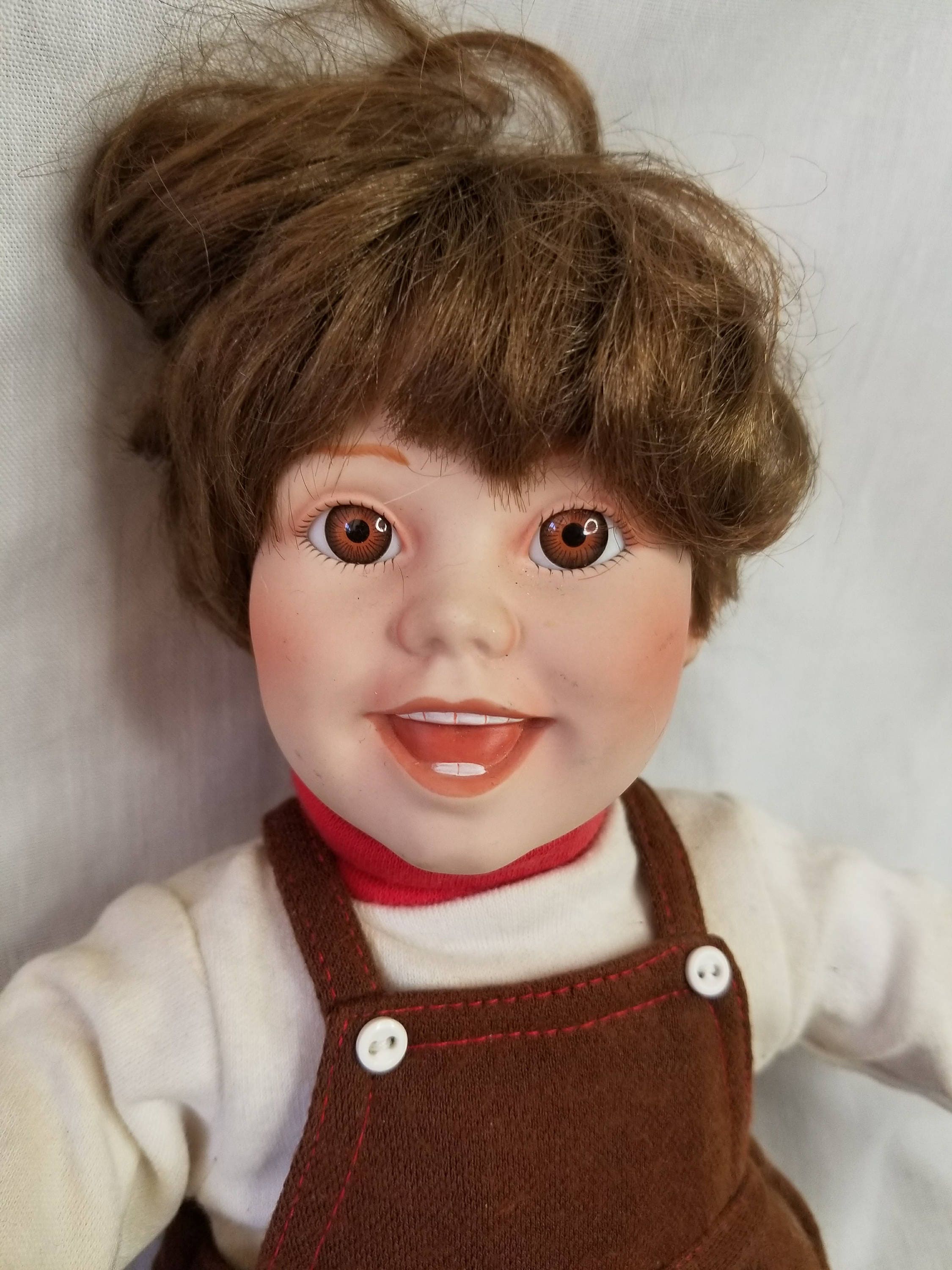 male porcelain doll