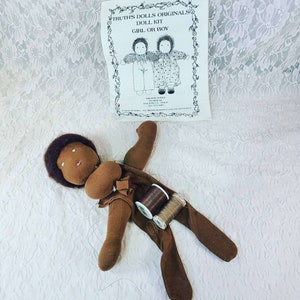 Waldorf Doll Cloth Doll Making Kit ~ Partially Completed ~ Comes with Everything ~ DIY ~ Comes with Fabric, Thread, Pattern, Limbs and Head