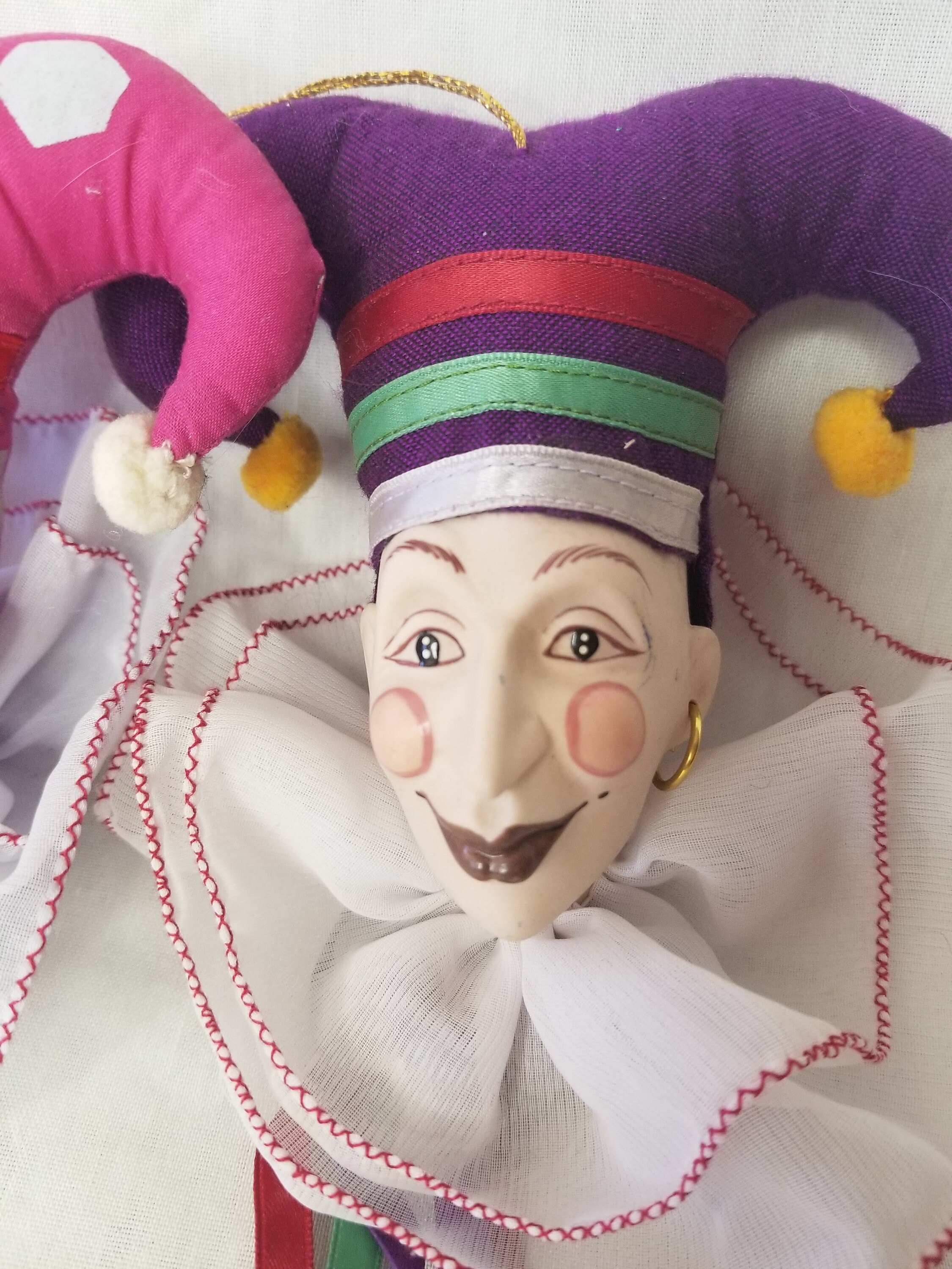 vintage jester doll