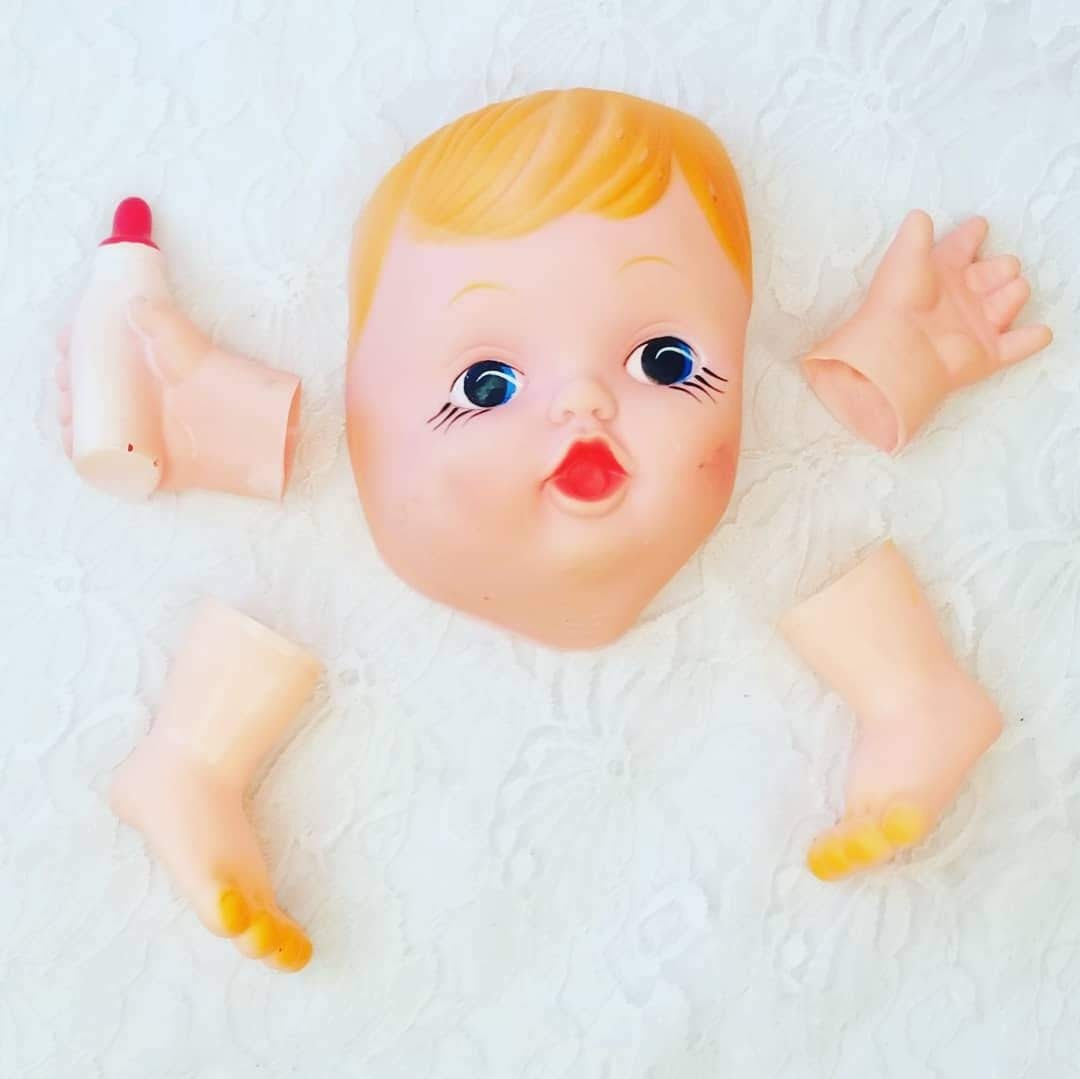 Vinyl Doll Parts For Doll 1216 Doll Making Set Limbs, and Face