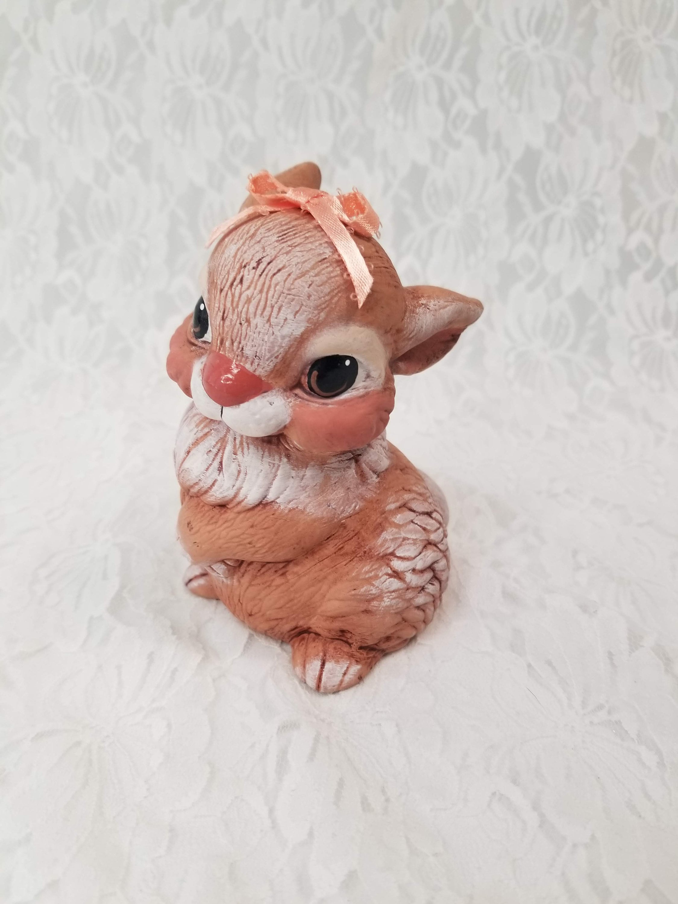 Collectible Vintage Bunny Rabbit,Thumper Figurine Brown Art & Collectibles Figurines & Knick 