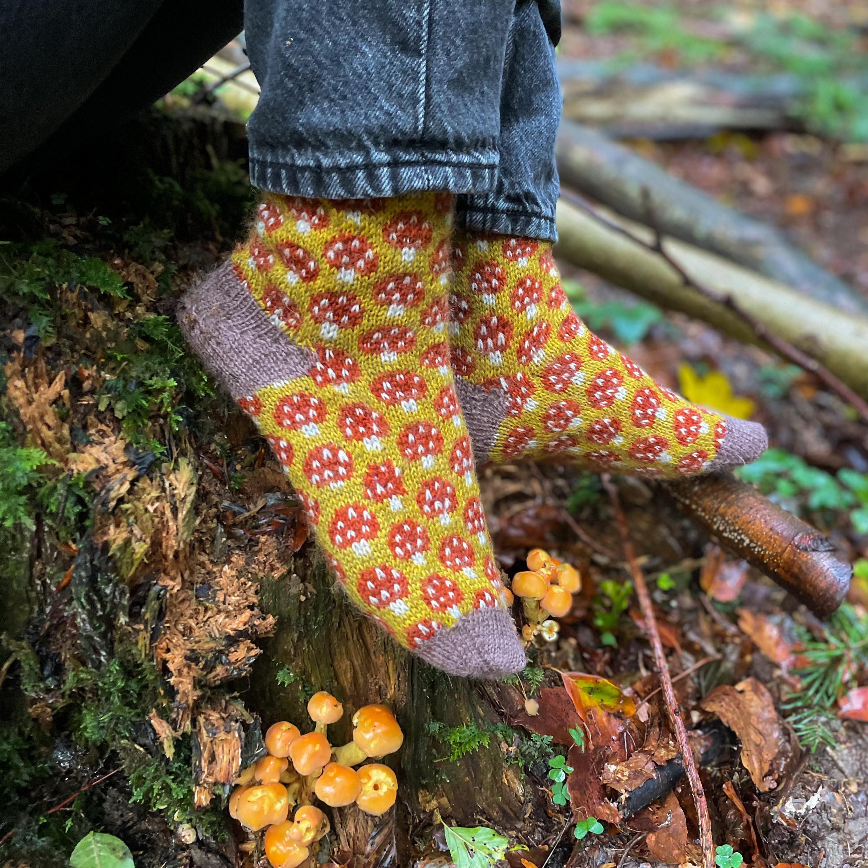 DIGITAL ITEM - Magical Mycelium Socks Knitting Pattern - Etsy