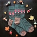 Magic Toadstool sock knitting pattern 