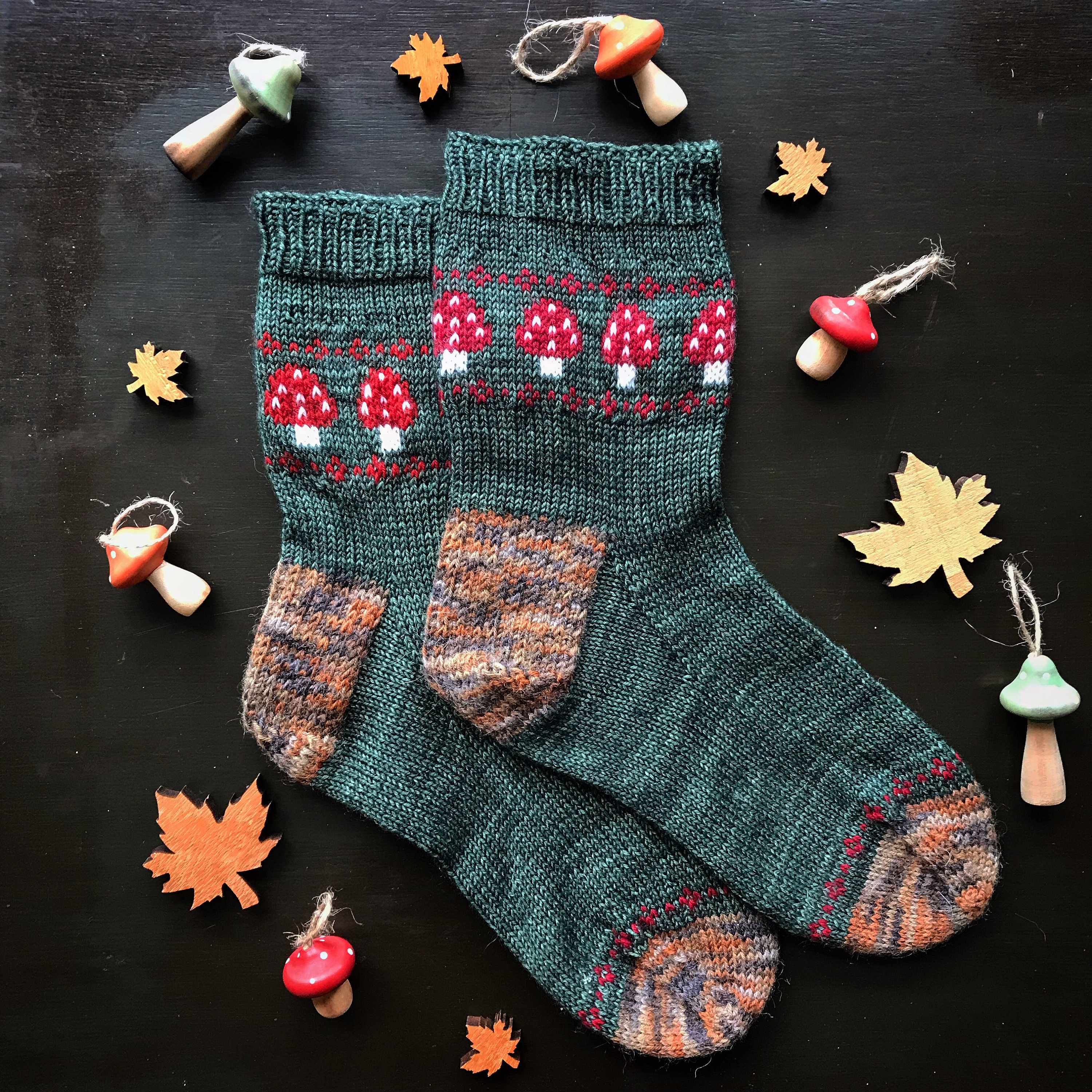 DIGITAL ITEM. Magic Toadstool Sock Knitting Instructions - Etsy DIGITAL ITEM. Magic Toadstool Sock Knitting Instructions - Etsy