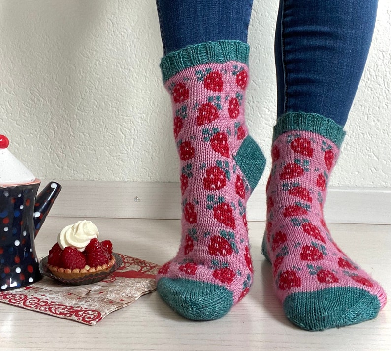 DIGITAL ITEM. Berry Special Socks Knitting Instructions - Etsy