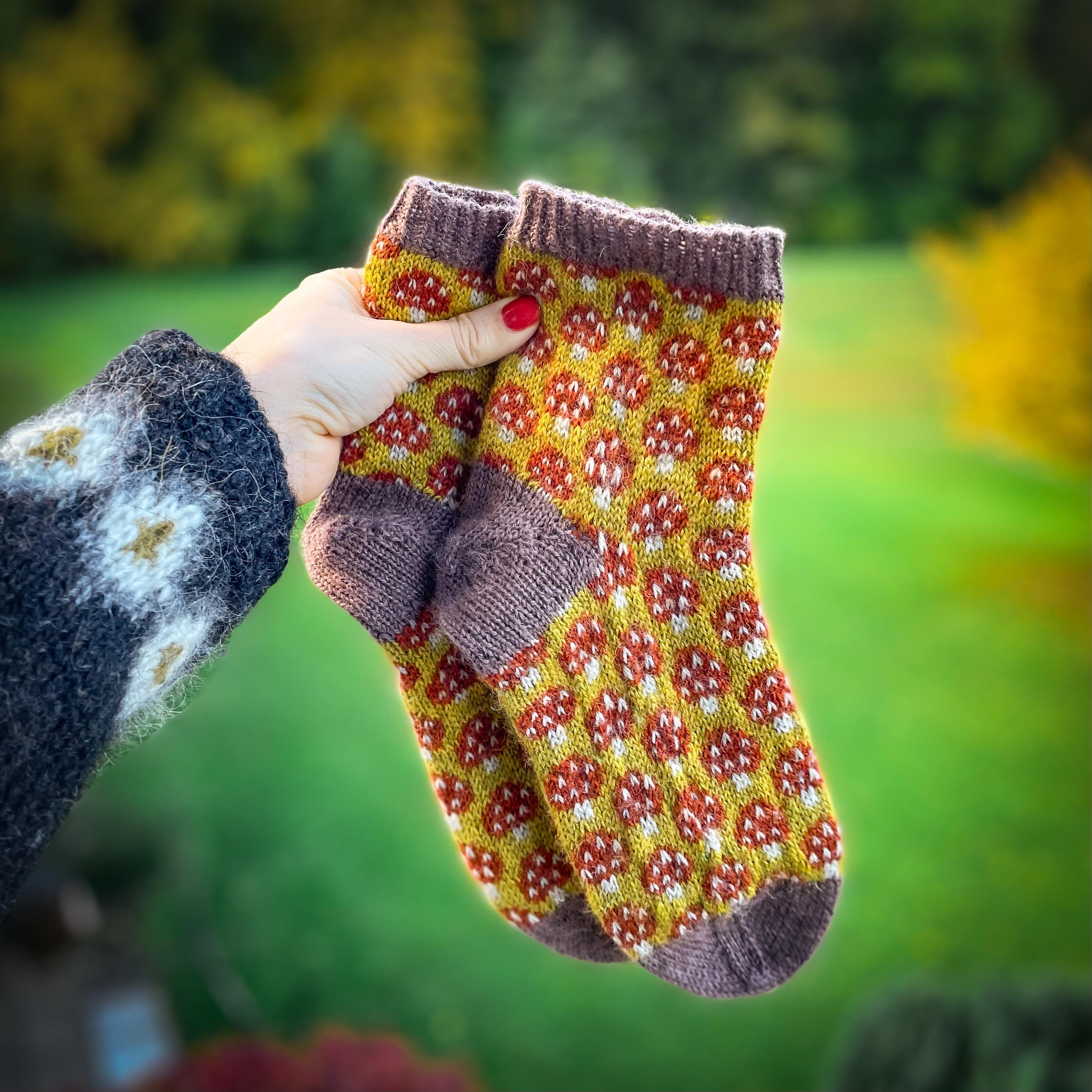 DIGITAL ITEM - Magical Mycelium Socks Knitting Pattern - Etsy