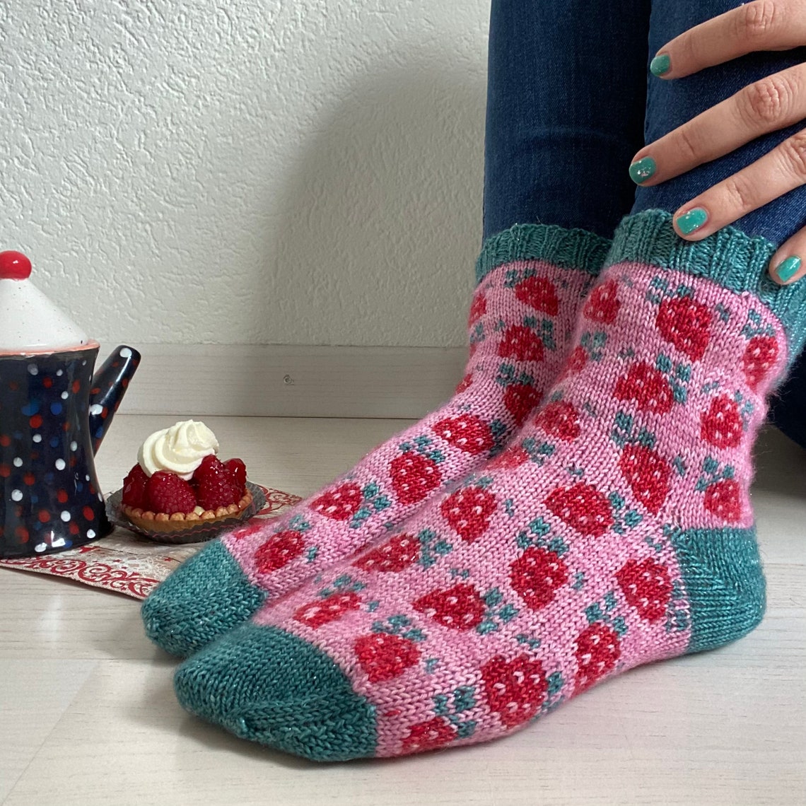 DIGITAL ITEM. Berry Special Socks Knitting Instructions - Etsy