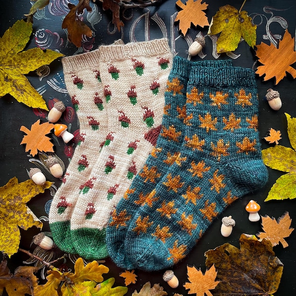 DIGITAL ITEM Forever Autumn Socken Set Strickanleitung