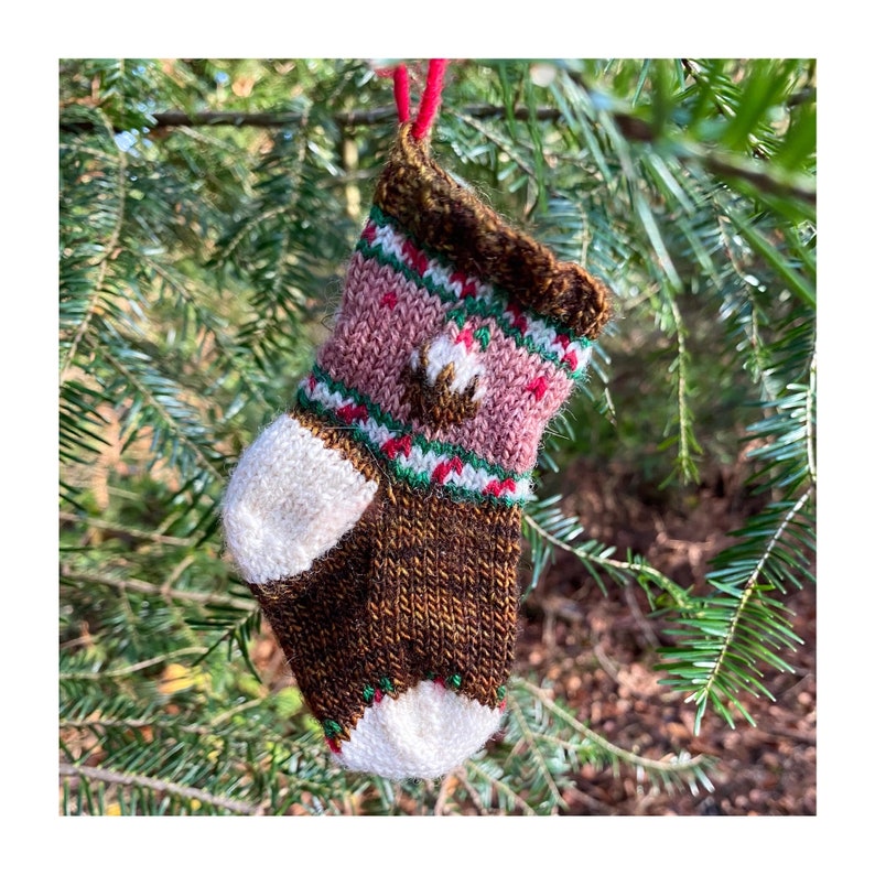DIGITAL ITEM. Christmas Pudding socks knitting instructions image 5