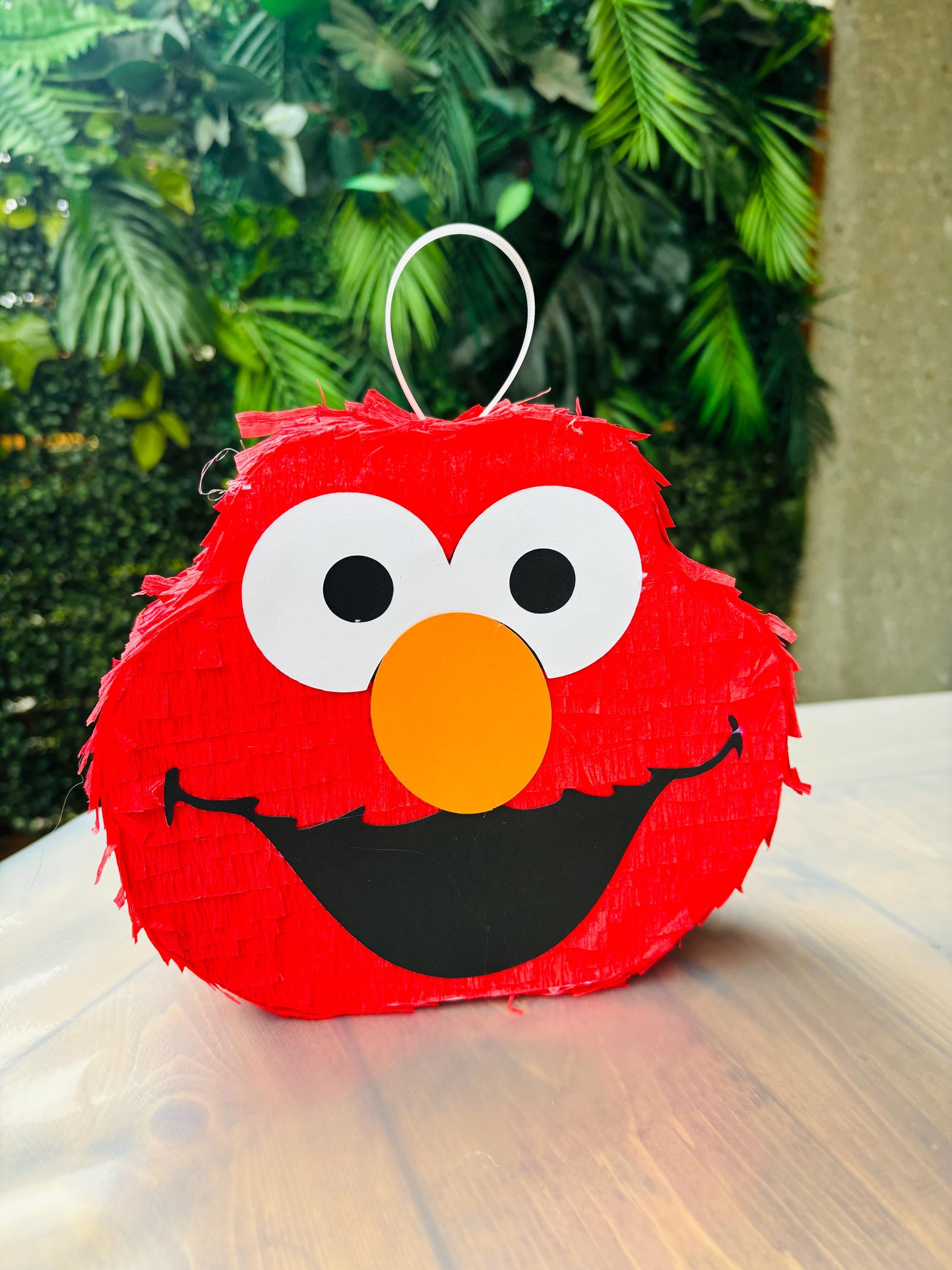 Pull String Elmo Pinata Handmade Elmo Pinata Party Favor - Sesame Street Favors - 8-inch, Pack ...