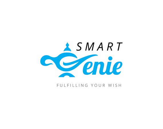 Genie Logo Lamp Logo Magic Wish Logo Design Premade Logo Etsy