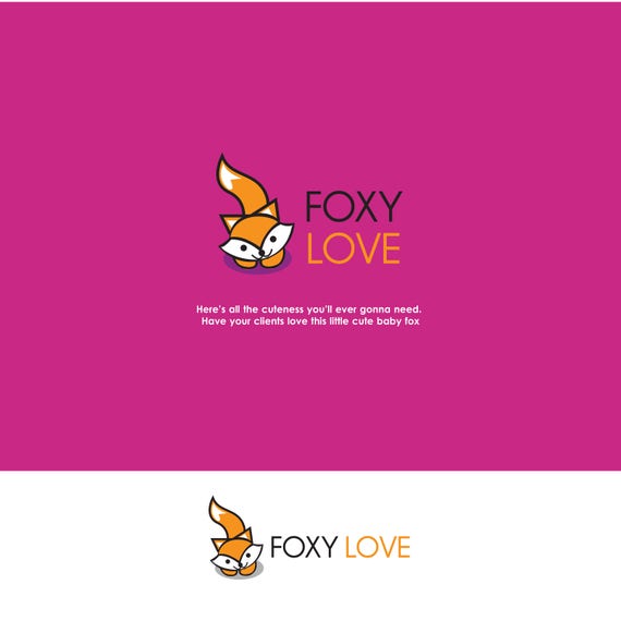 Fox Logo Boutique Logo Logo Design Business Logo Custom Etsy