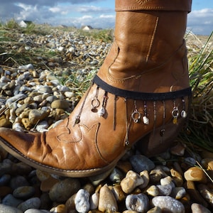 Pair Boho Shell Boot Bracelets