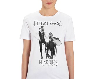 Fleetwood Mac Rumours Ladies White T 