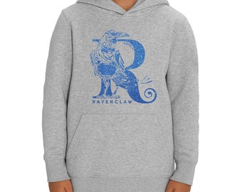 Harry Potter Ravenclaw Raven Children/'s Unisex Black Sweatshirt