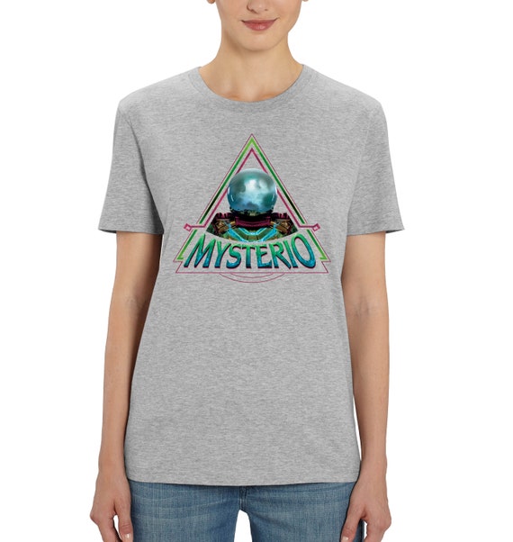 Marvel Womens Spider-Man Far from Home Mysterio Card T-Shirt Marvel Womens Spider-Man Far from Home Mysterio Card T-Shirt