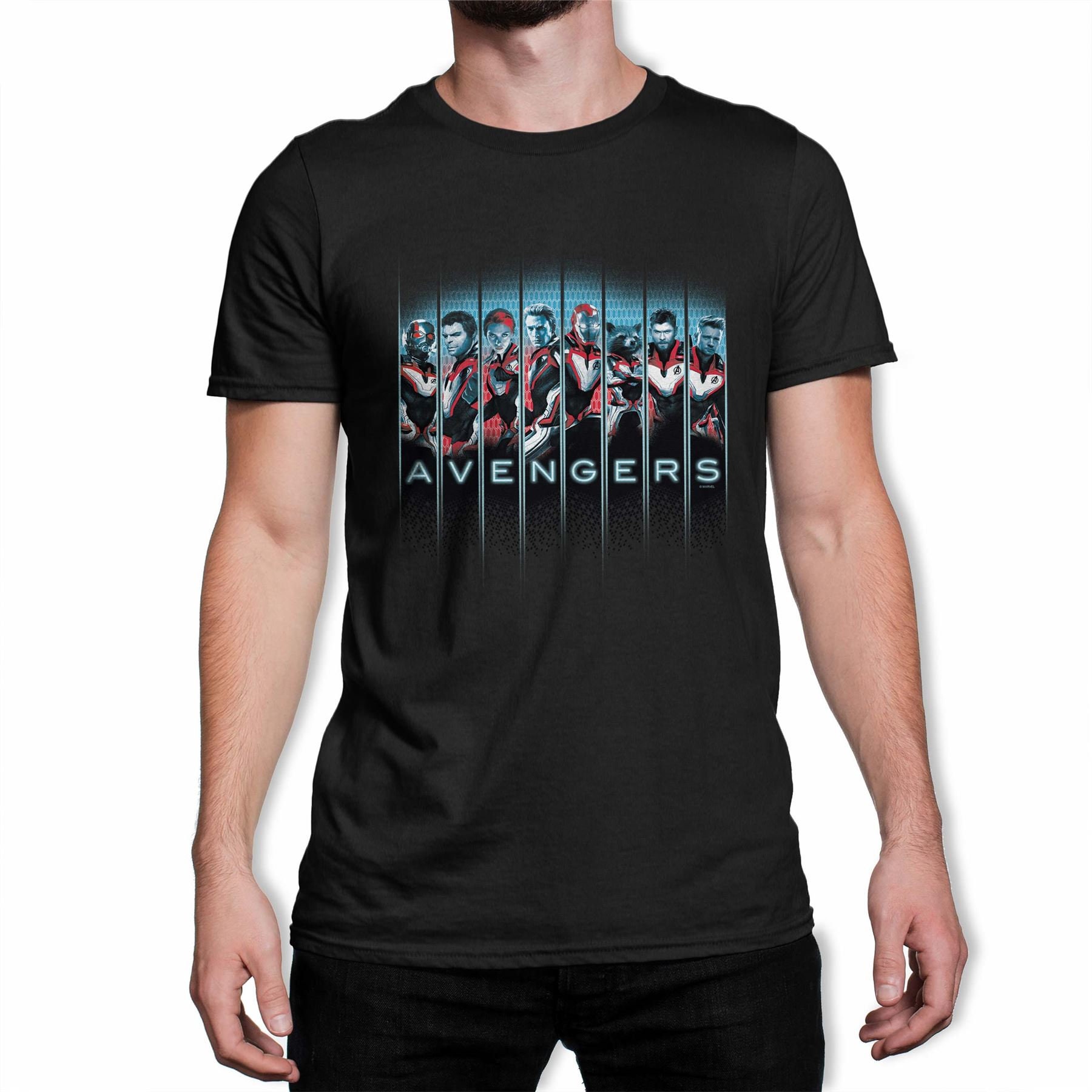 Image of Avengers Endgame Character Line Up Men's T-Shirt