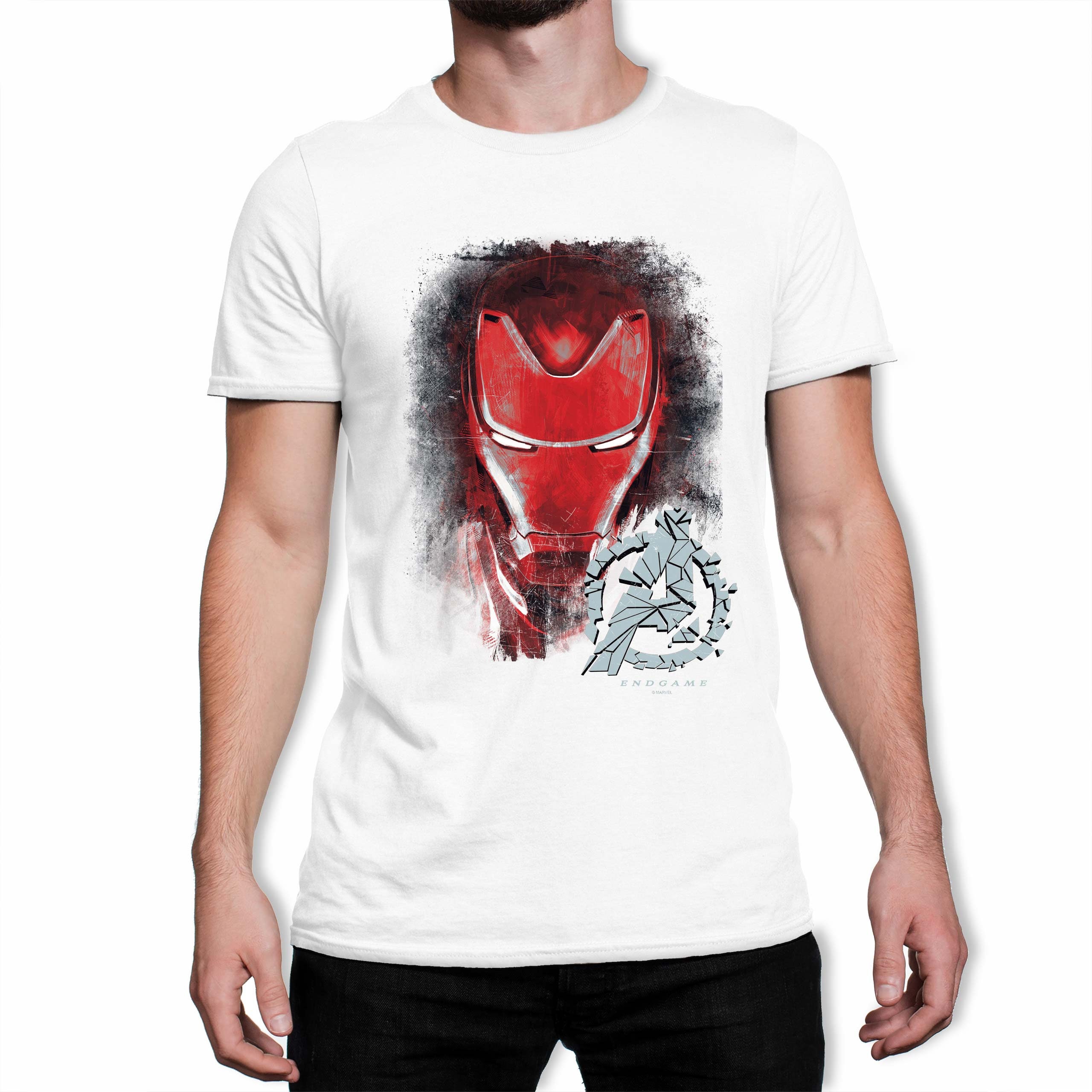 Image of Avengers Endgame Iron Man Brushed Men's T-Shirt