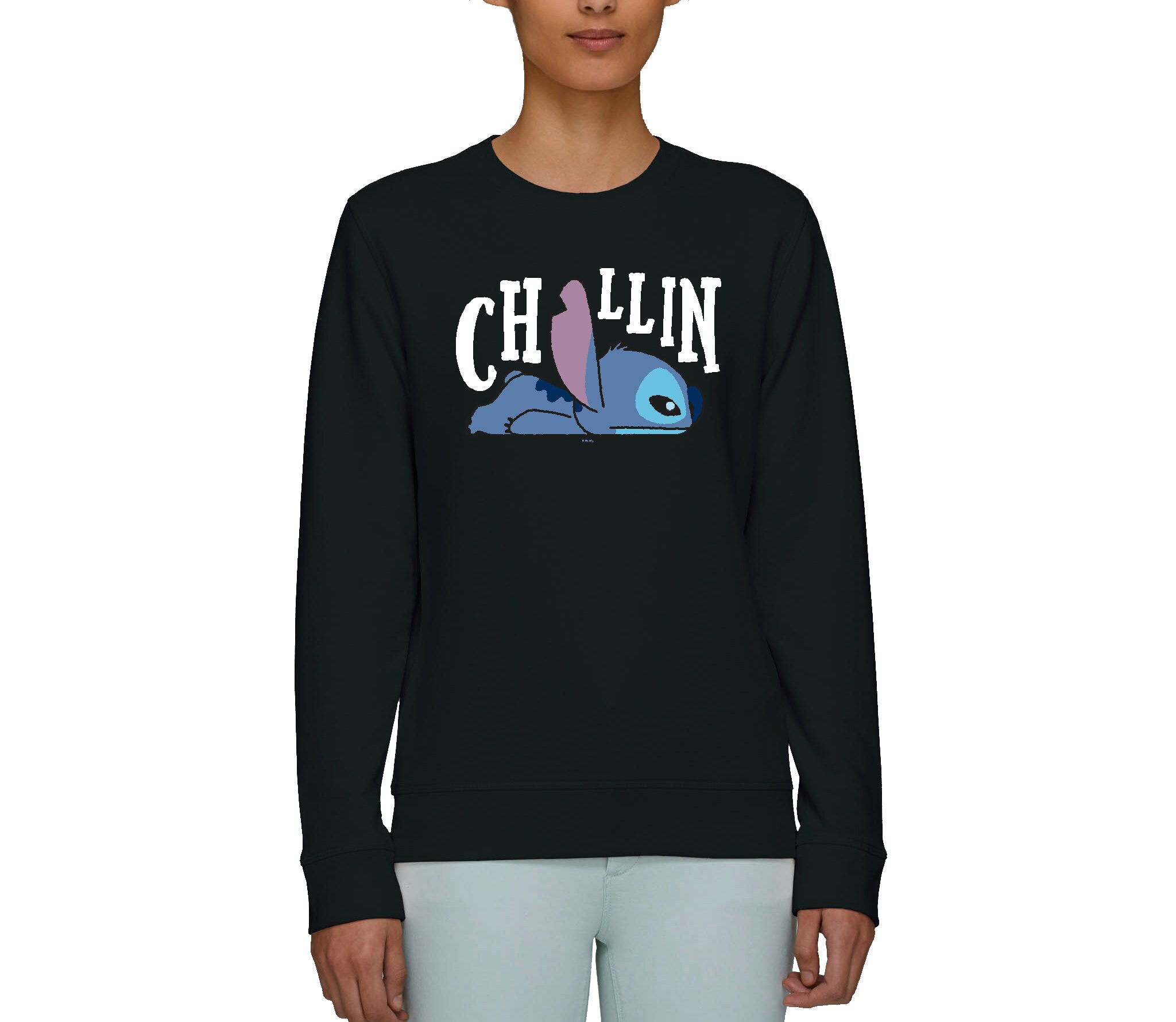 Stitch chillin sweatshirt sale