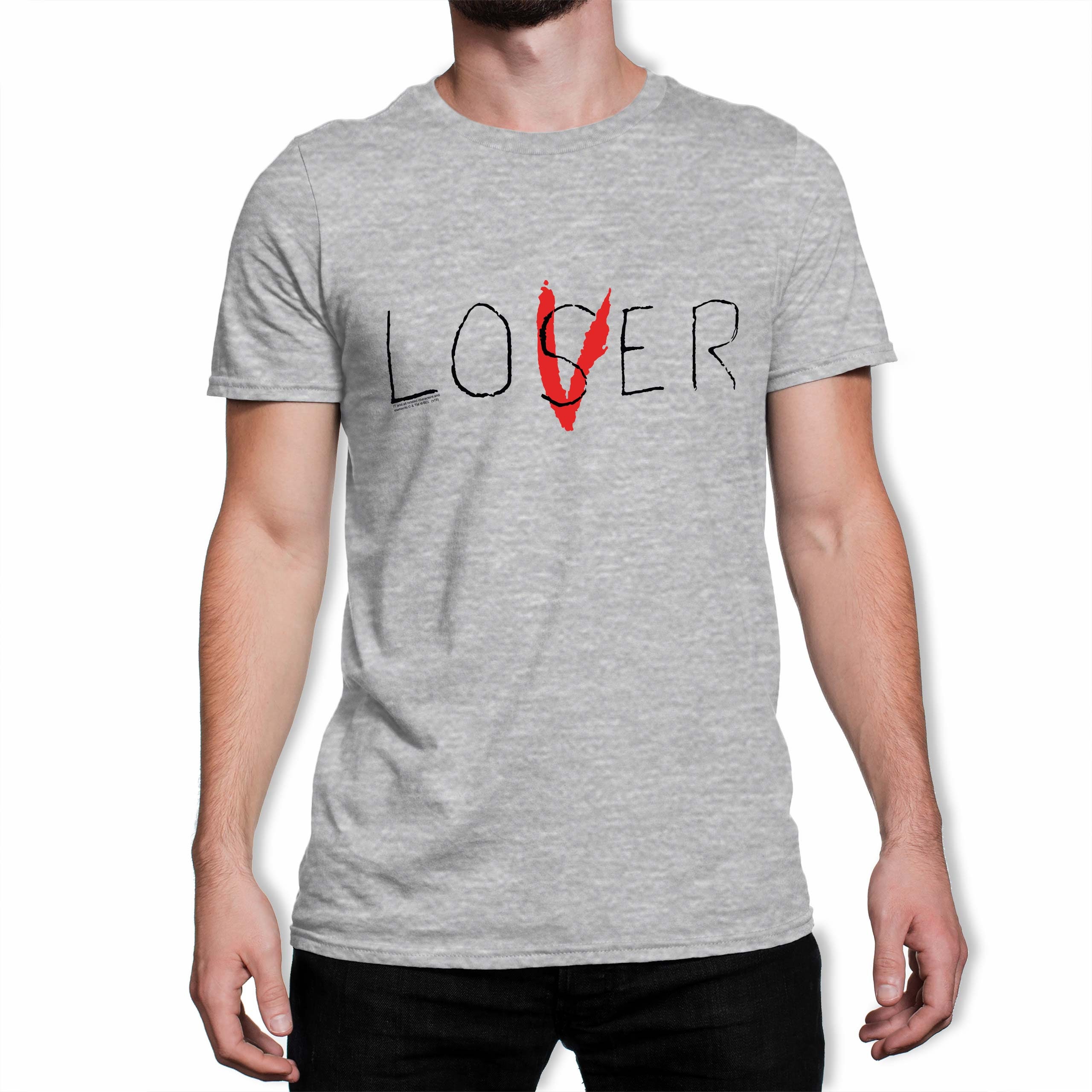 Image of It Lover Men's Grey T-Shirt