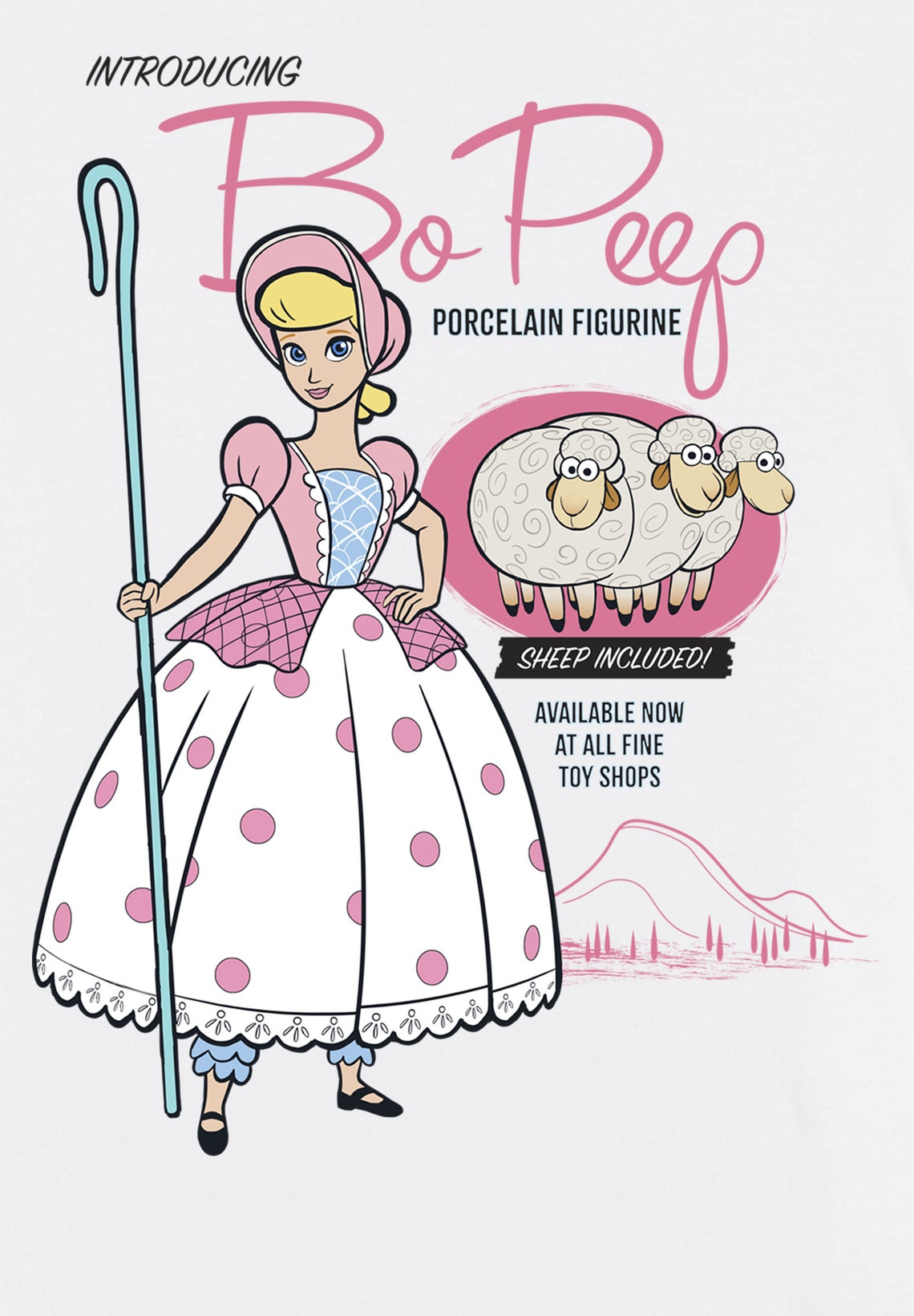 Disney Toy Story 4 Bo Peep Men's Tshirt Etsy UK