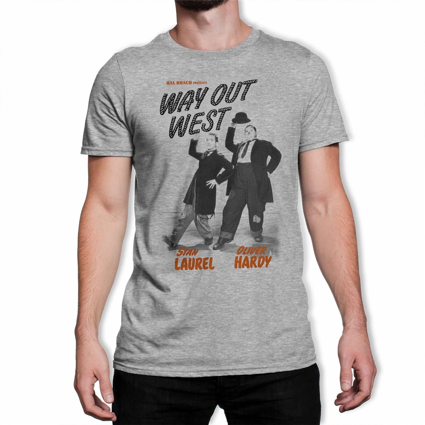 Image of Laurel & Hardy Way Out West Men's T-Shirt