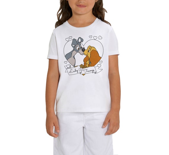 Buy Disney Classic Lady the Tramp Love Children s Unisex T shirt