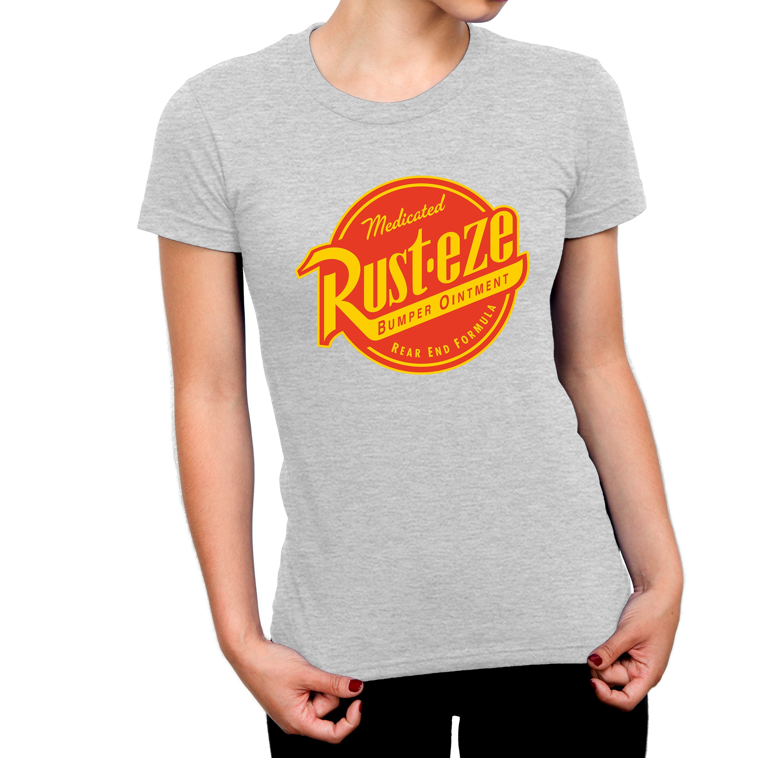 zebra Ongunstig Raap Disney Pixar Cars Rust-eze Logo Ladies T-shirt - Etsy
