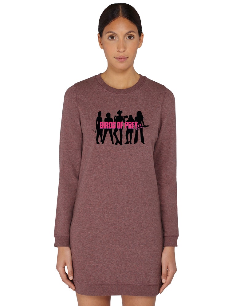 Harley Quinn Birds of Prey Line Up Ladies Jumper Dress