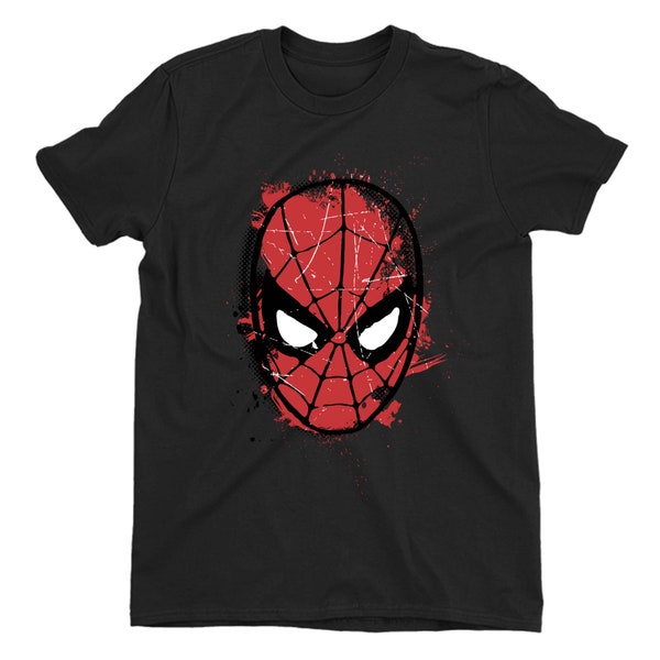 Spiderman Face Splat Men's T-Shirt