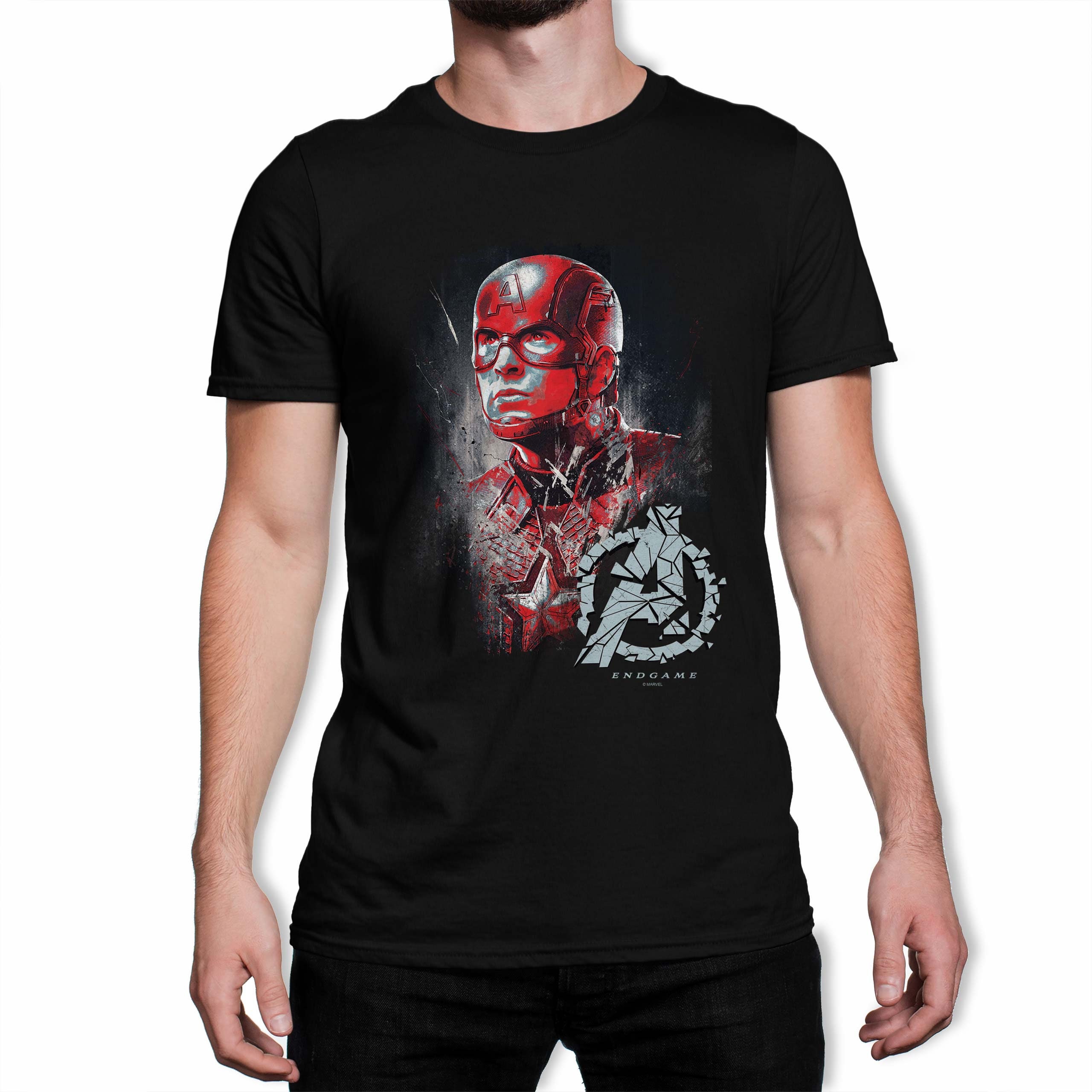Image of Avengers Endgame Captain America Men's T-Shirt
