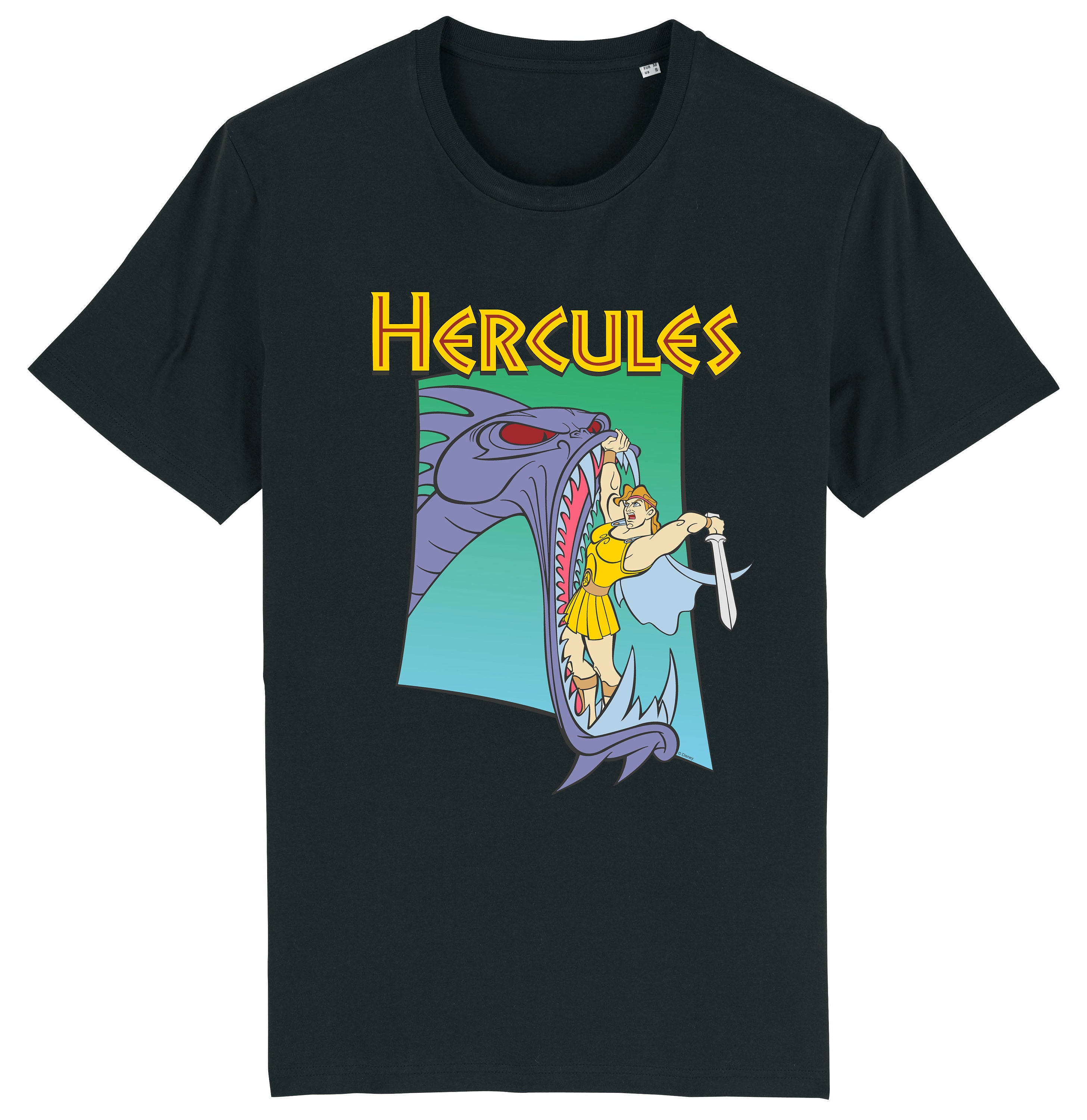 Battle Retro T-Shirt,Hercules Colorful Poster Shirt Hercules Hydra shirt