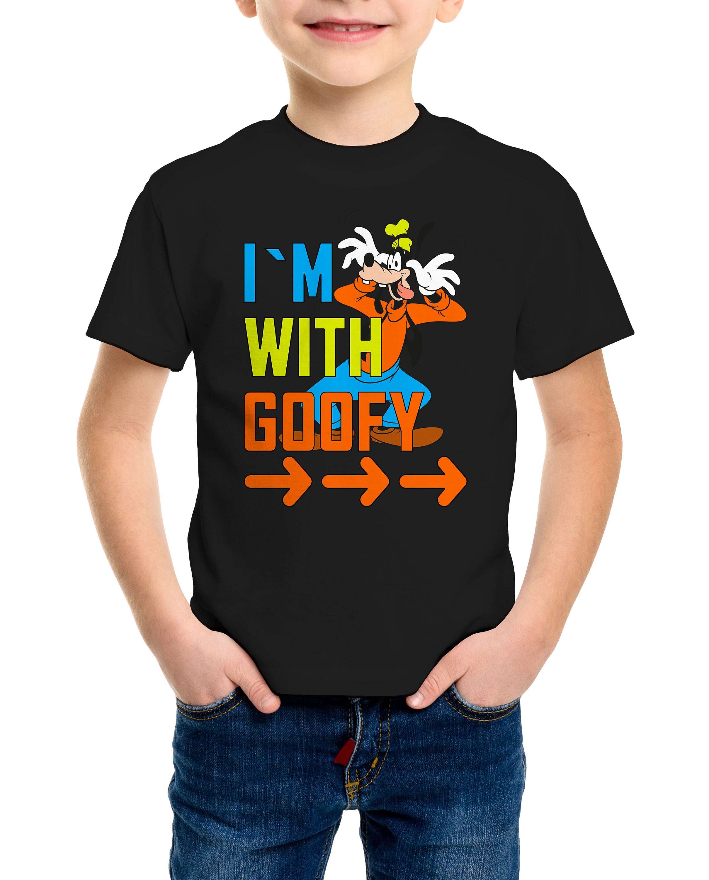 I'm With Goofy Children's Unisex TShirt Etsy