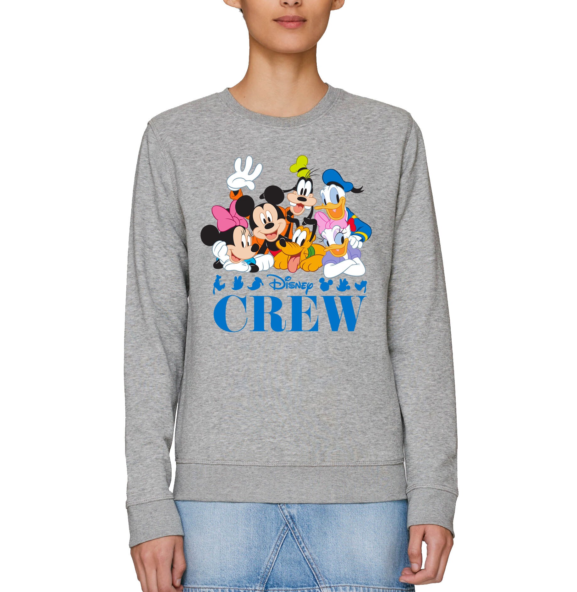 Disney Classic Crew Adults Unisex Sweatshirt Etsy