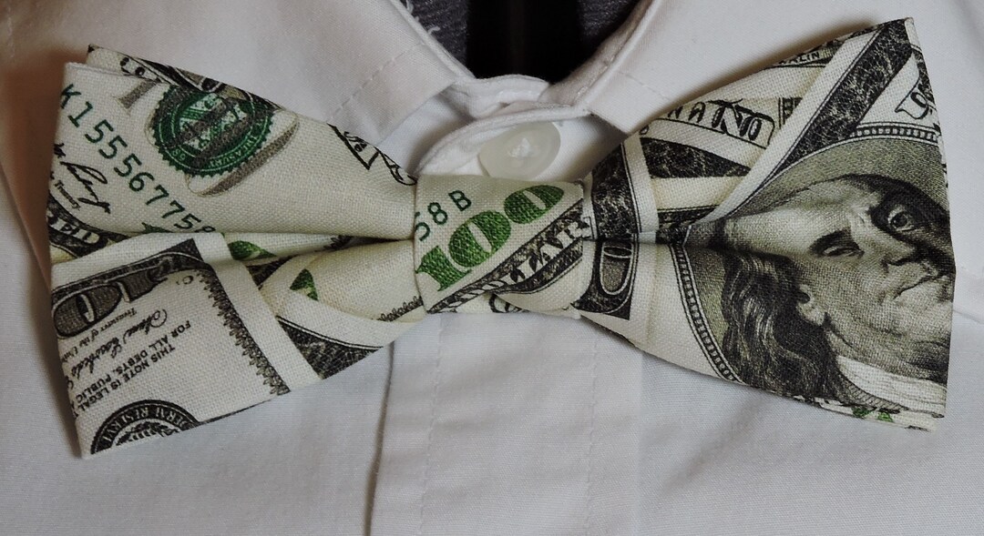 Money Bow Tie Etsy