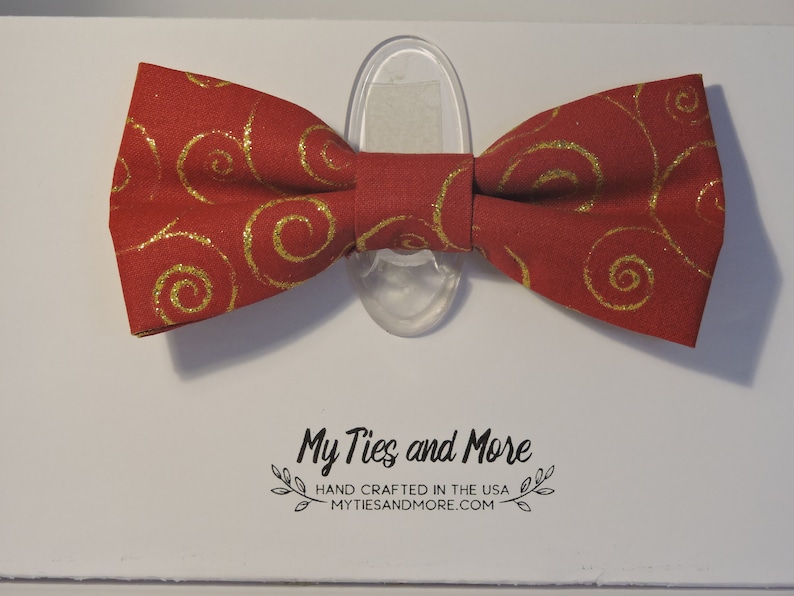 Red /& Gold Bow Tie