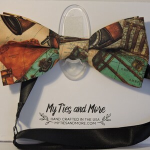 Vintage Traveler Bow Tie