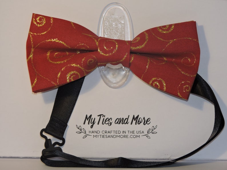 Red /& Gold Bow Tie