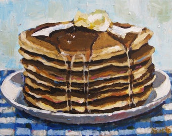 Print of Jenny Grumbles "Pancakes" 8x10