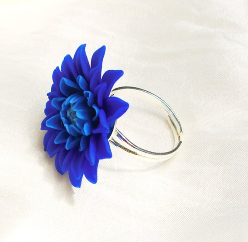 Floral Jewelry Chrysanthemum Flower Ring
