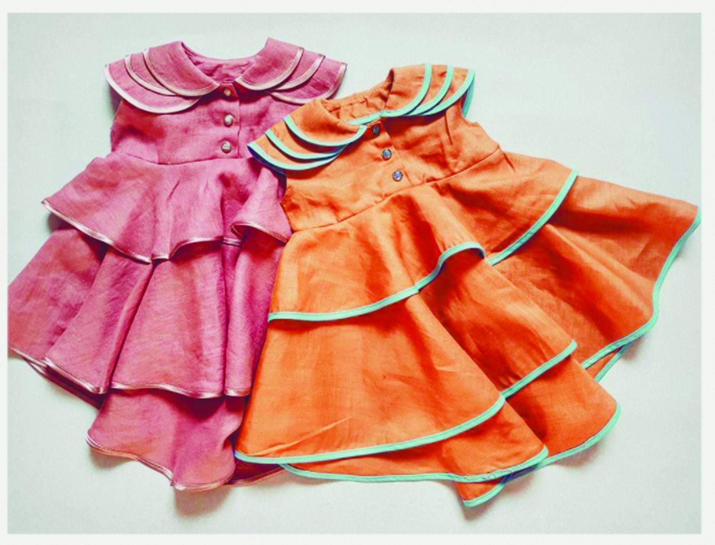 Girls Linen Dress-summer Linen Dress-organic Girls Dress-linen | Etsy