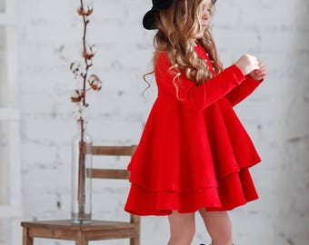 red dresses for toddler girls