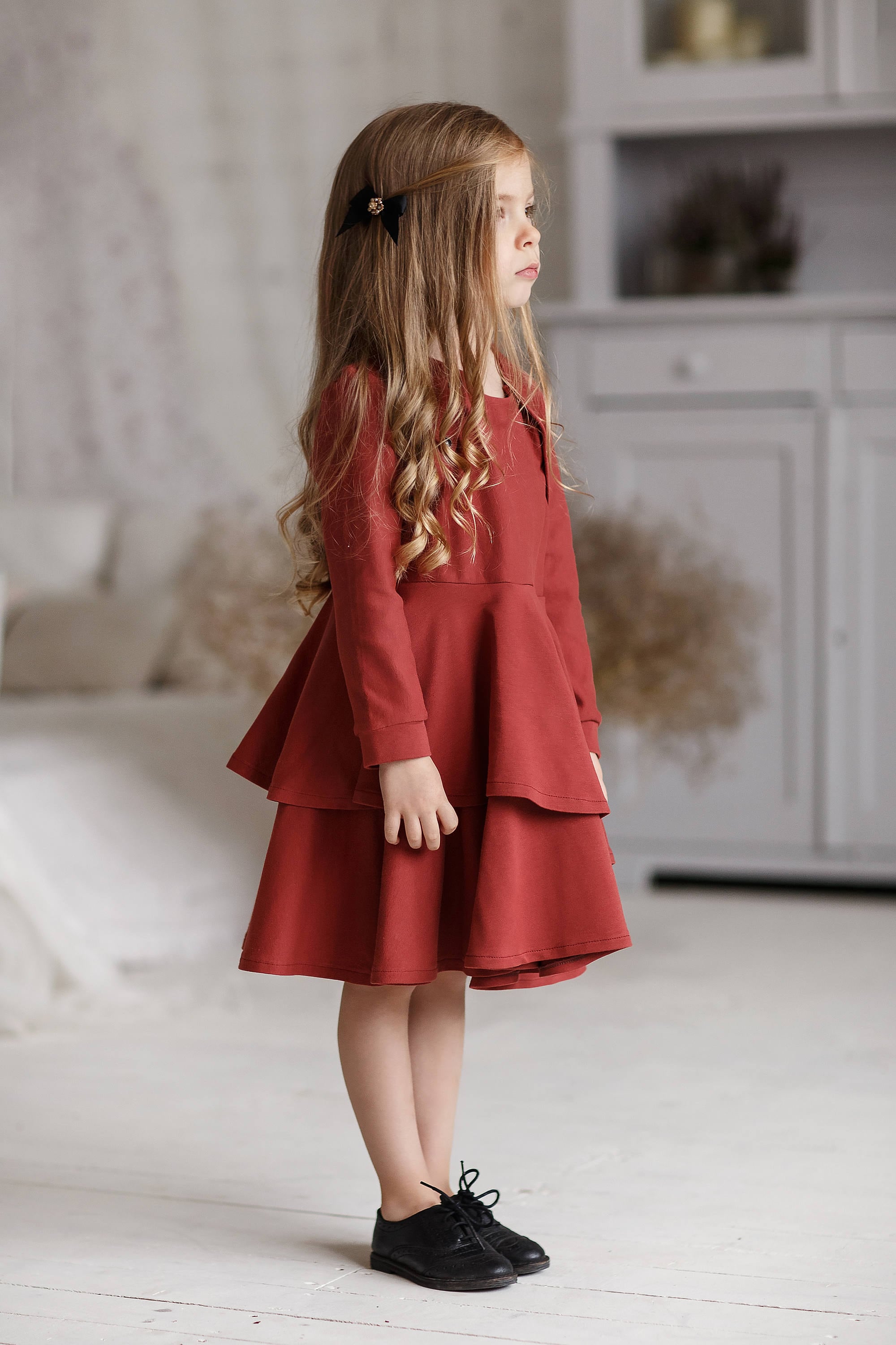 dusty rose dress for toddler